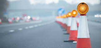 City street with traffic